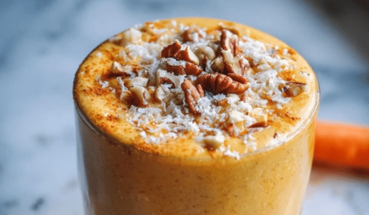 Minute Carrot Cake Smoothie: Your Healthy Dessert for Breakfast